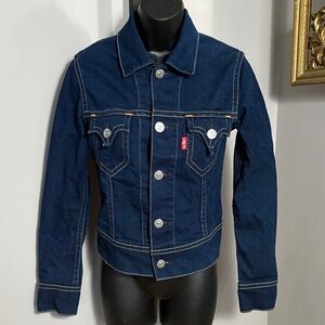 Levi’s Type 1 VINTAGE XS Dark Denim Iconic Trucker Jean Jacket